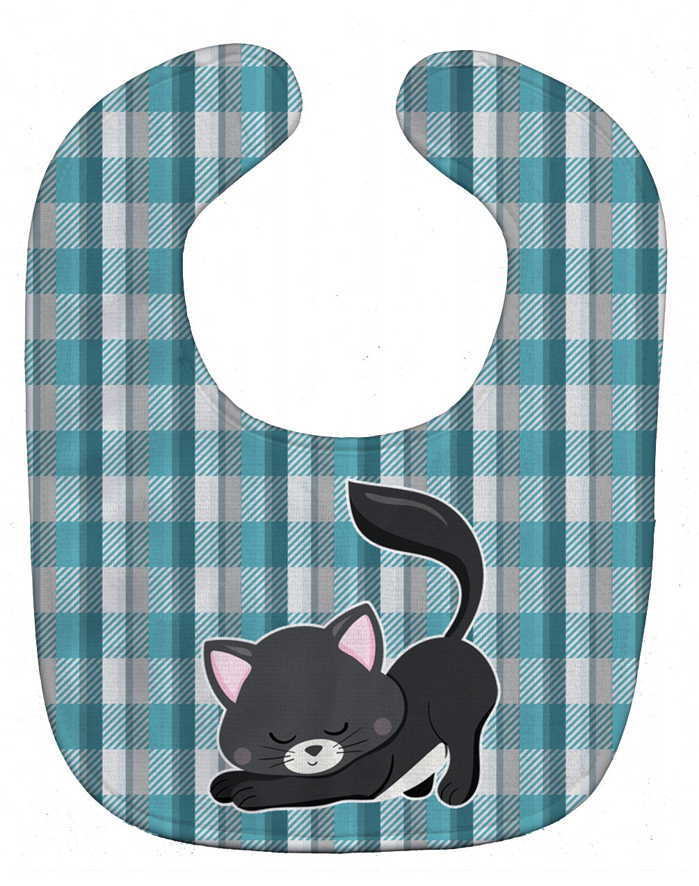 Little Black Cat Kitten Baby Bib BB6881BIB - the-store.com