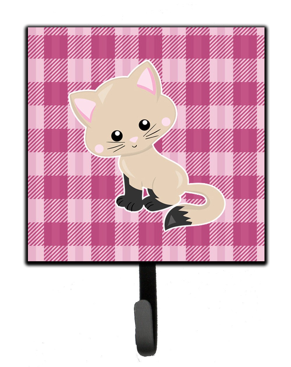 Kitten Cat on Pink Leash or Key Holder BB6886SH4 by Caroline&#39;s Treasures