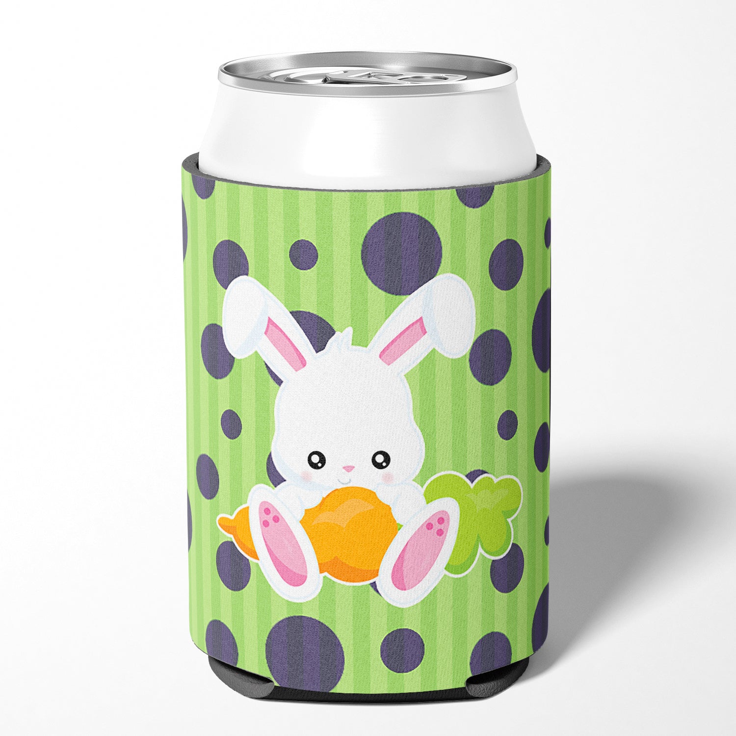 Easter Polkadot Rabbit Can or Bottle Hugger BB6903CC