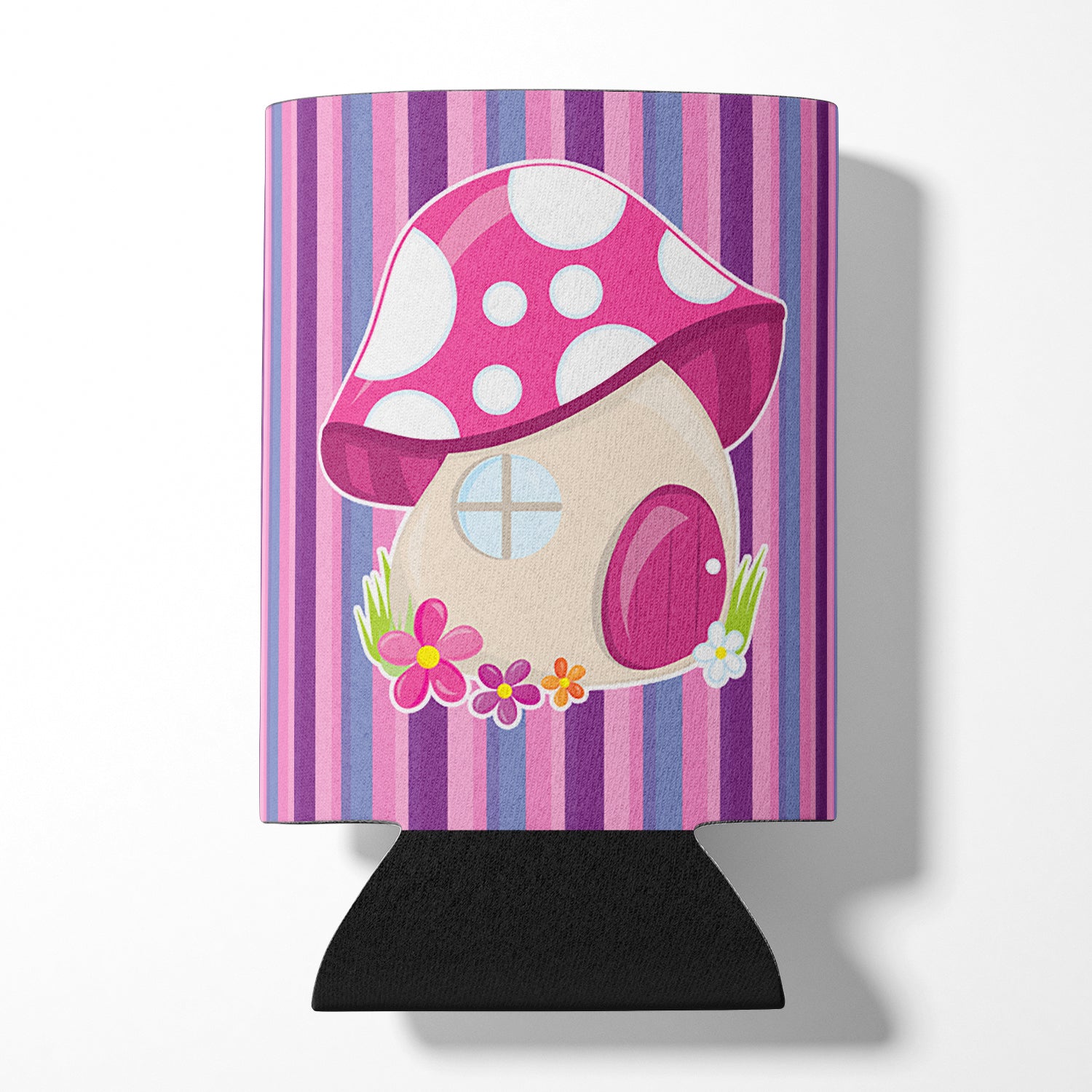 Fairy House Pink and Purple Can or Bottle Hugger BB6908CC