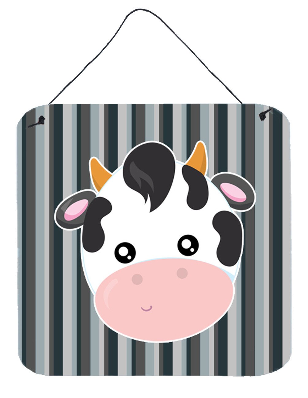 Cow Face Wall or Door Hanging Prints BB6926DS66 by Caroline&#39;s Treasures