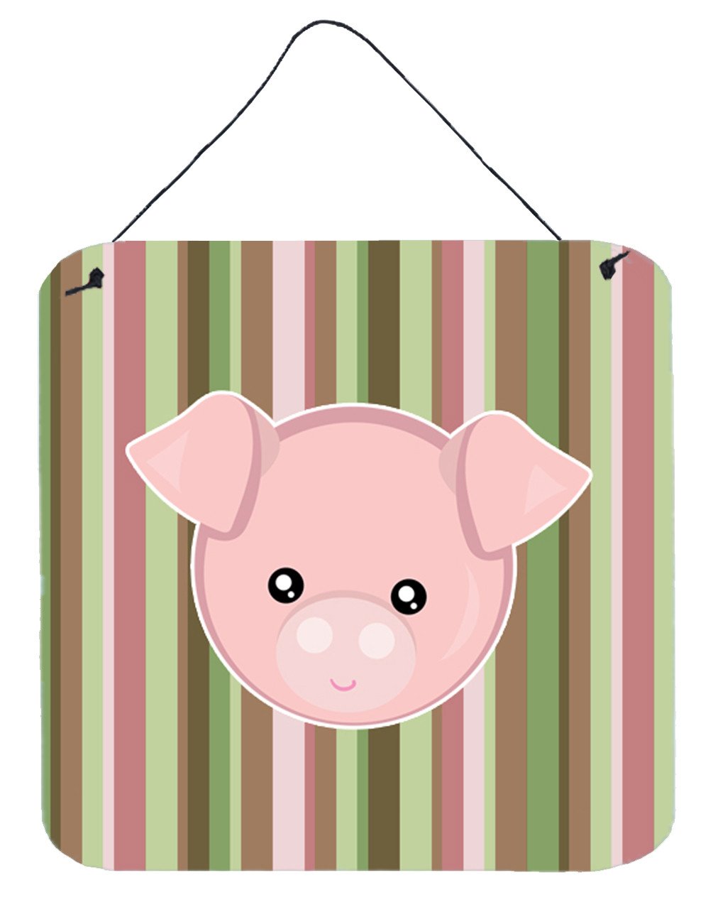 Pig Face Wall or Door Hanging Prints BB6930DS66 by Caroline's Treasures
