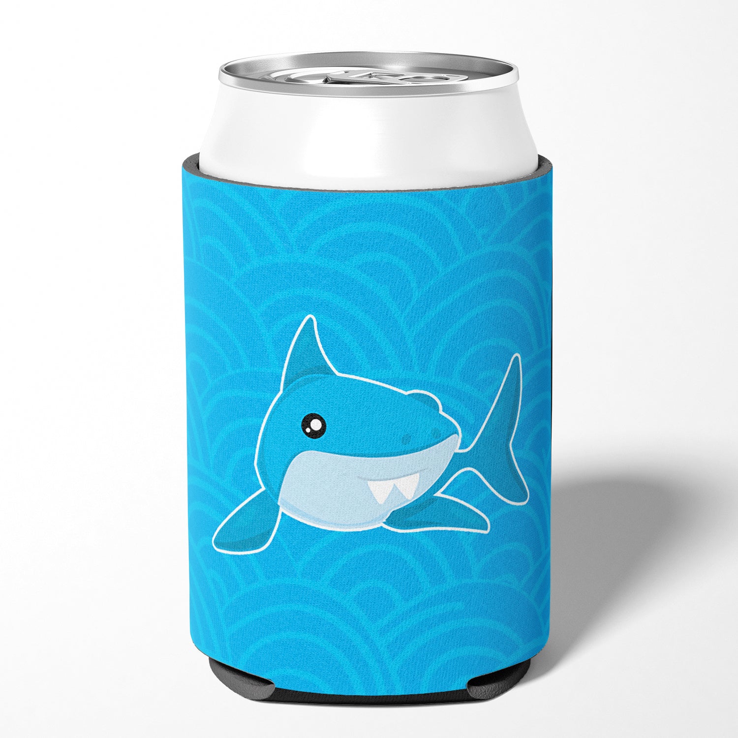 Shark with Waves Can or Bottle Hugger BB6943CC