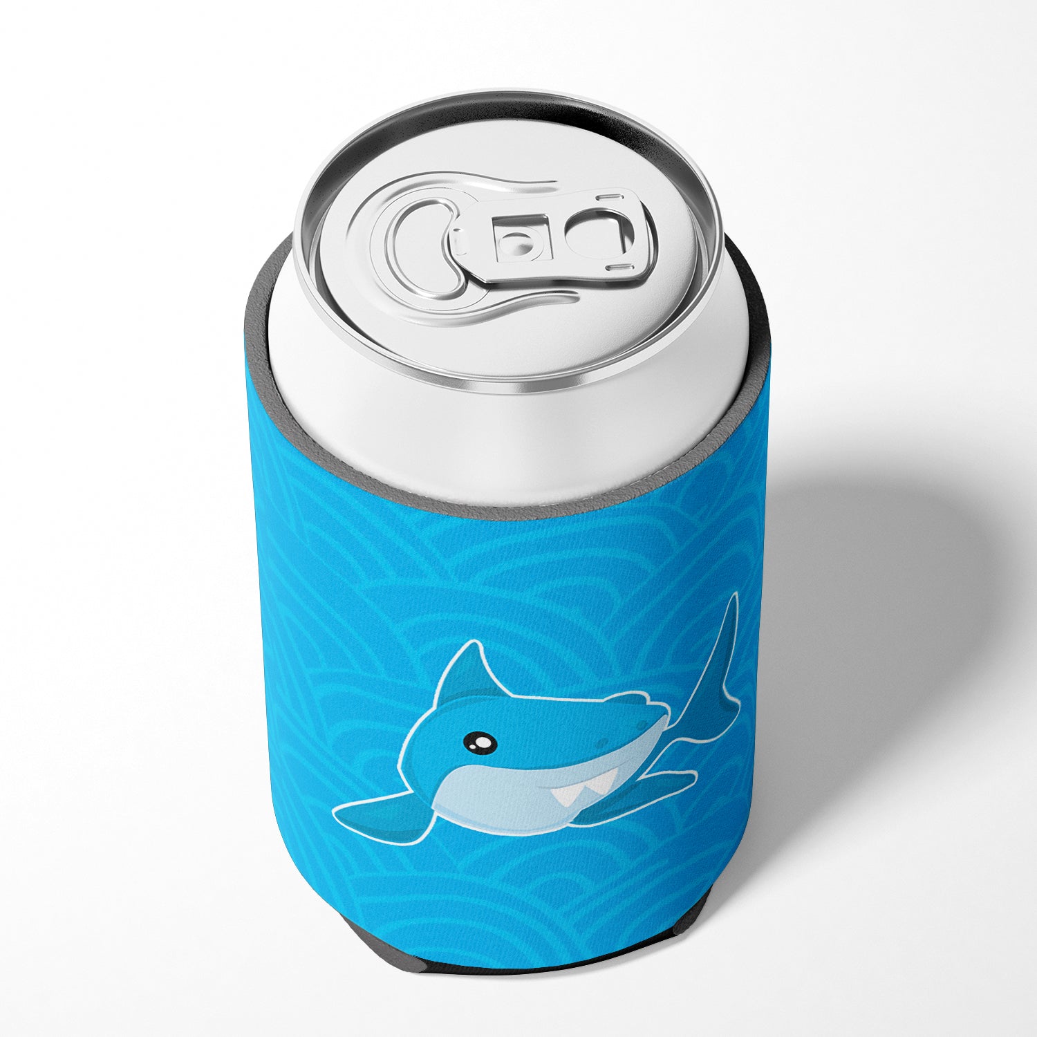 Shark with Waves Can or Bottle Hugger BB6943CC