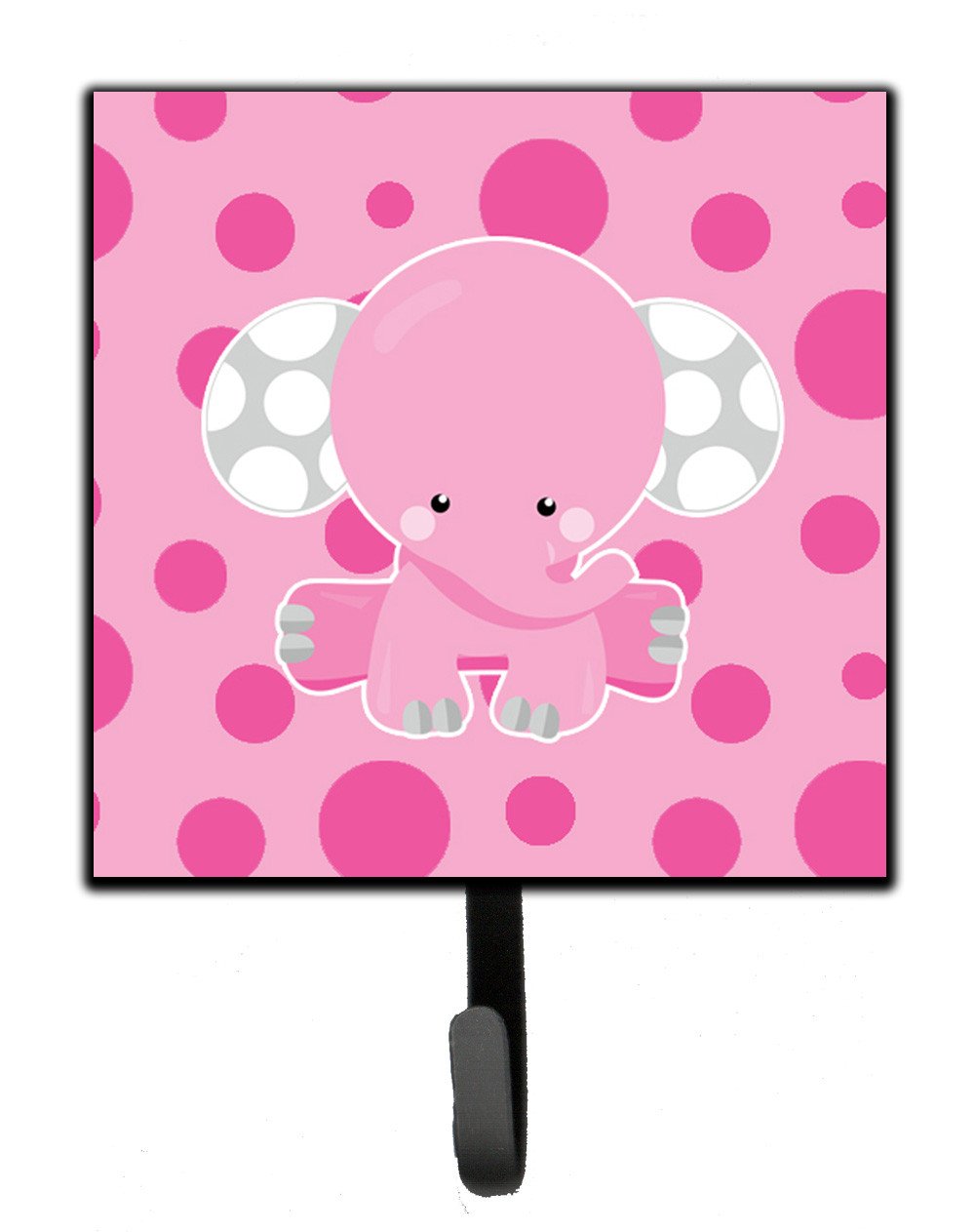 Elephant with Pink Polkadots Leash or Key Holder BB6949SH4 by Caroline&#39;s Treasures