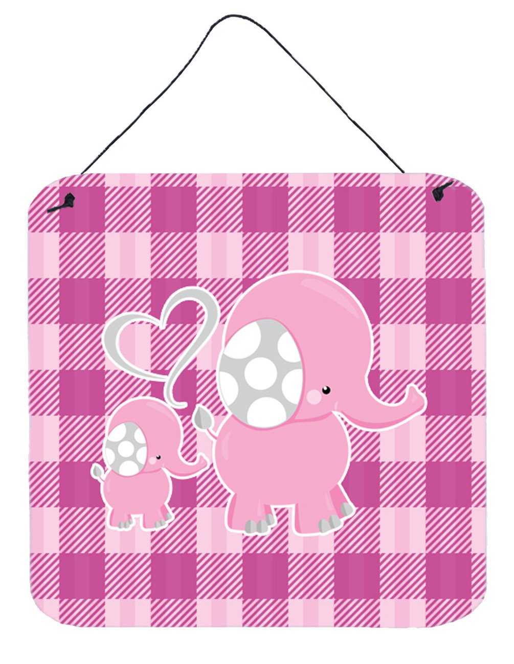 Elephant and Baby Wall or Door Hanging Prints BB6953DS66 by Caroline&#39;s Treasures