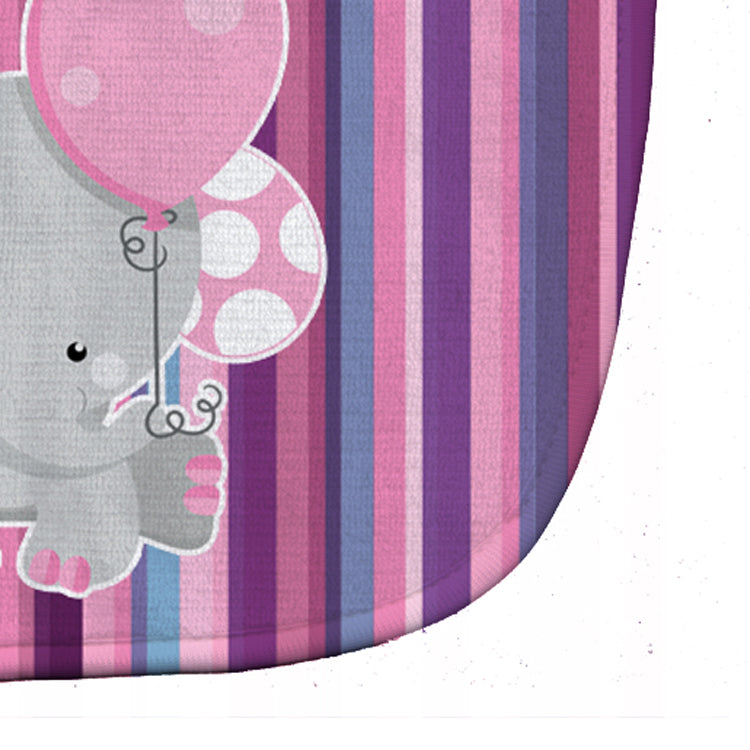 Elephant on Stripes Baby Bib BB6954BIB - the-store.com