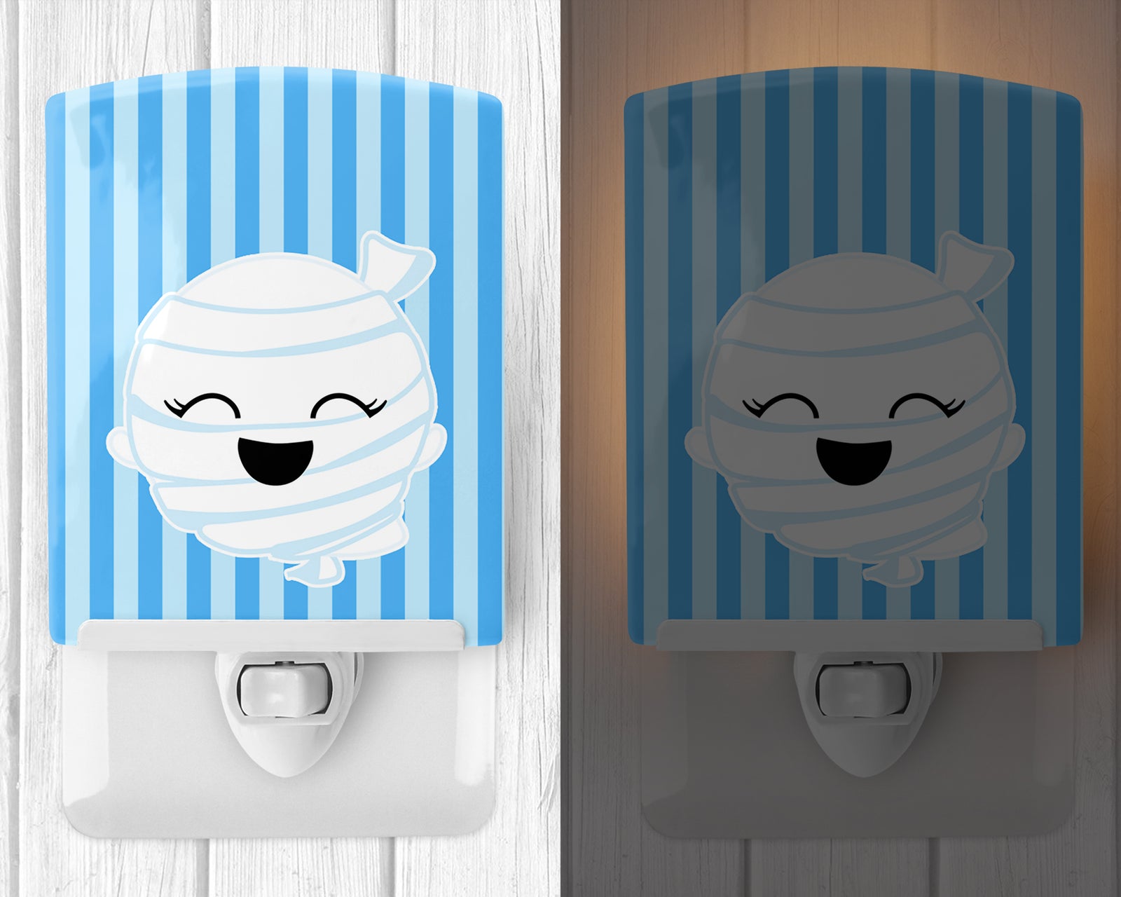 Caroline's Treasures Halloween Ghost Mummy Ceramic Night Light BB6960CNL