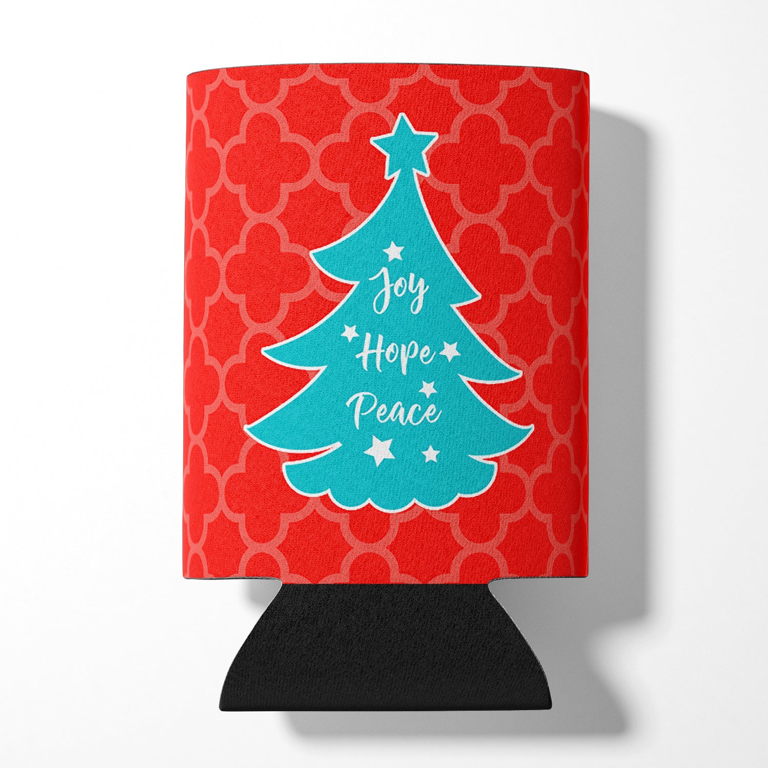 Christmas Tree Red Teal Can or Bottle Hugger BB6969CC  the-store.com.