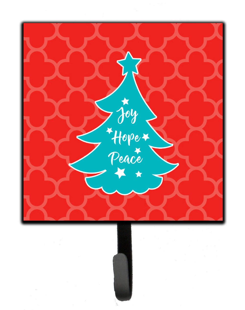 Christmas Tree Red Teal Leash or Key Holder BB6969SH4 by Caroline&#39;s Treasures