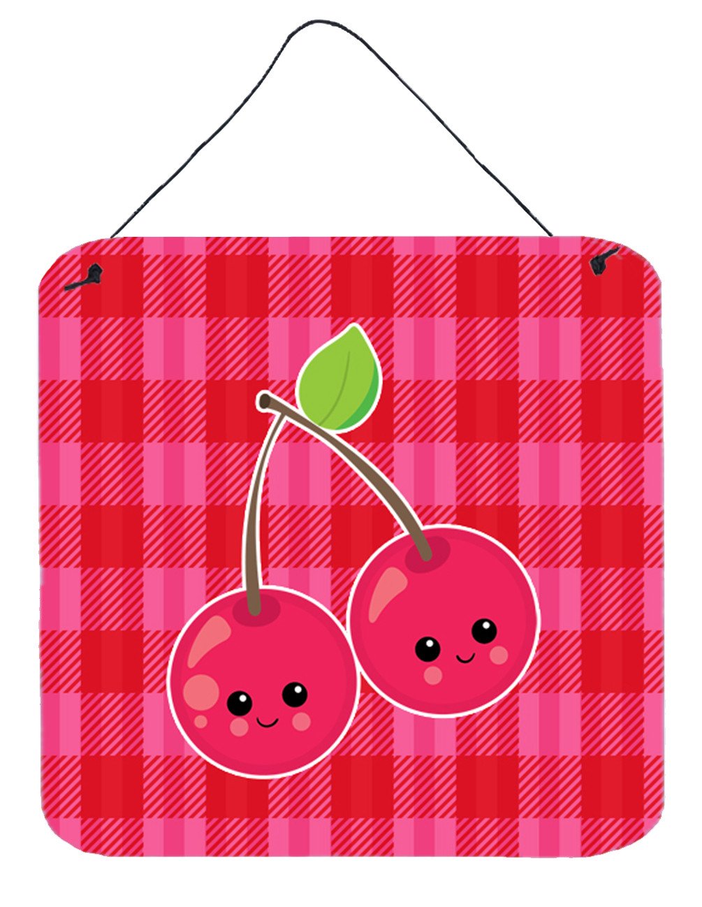 Cherry Faces Wall or Door Hanging Prints BB6985DS66 by Caroline&#39;s Treasures
