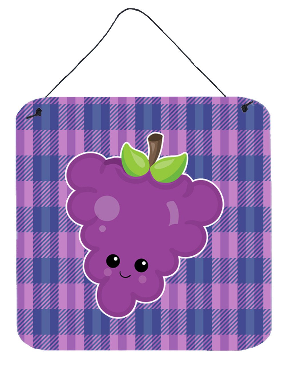 Grape Face Wall or Door Hanging Prints BB6994DS66 by Caroline&#39;s Treasures