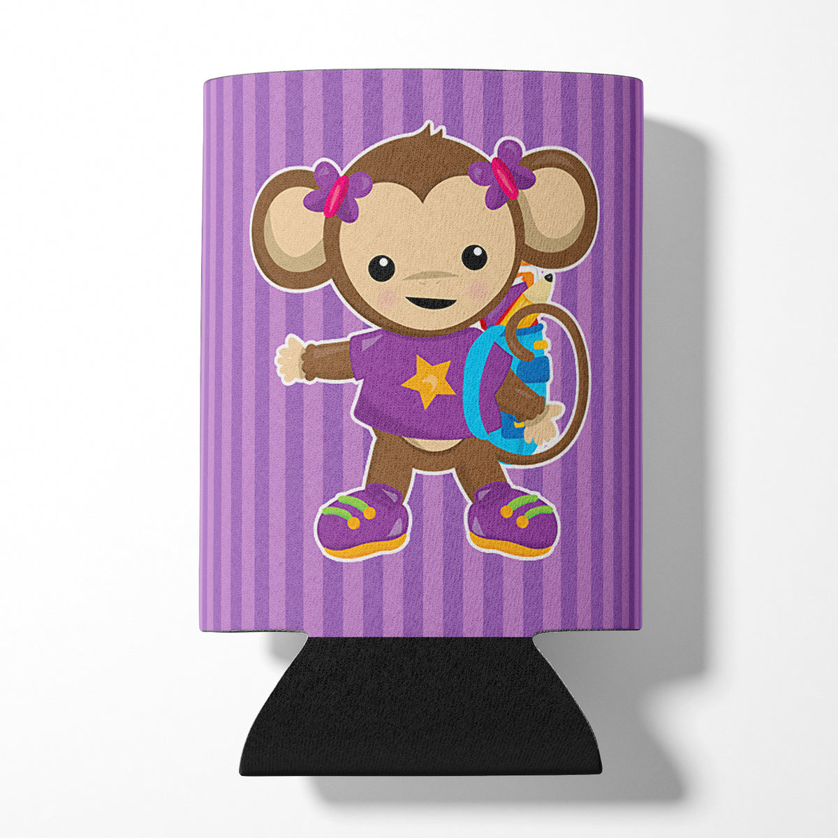 Monkey with Backpack Can or Bottle Hugger BB7017CC