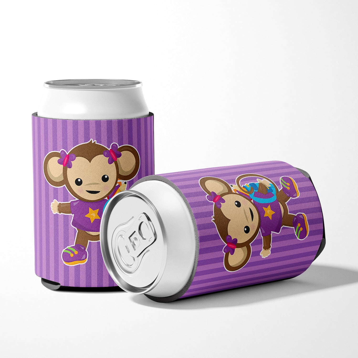 Monkey with Backpack Can or Bottle Hugger BB7017CC