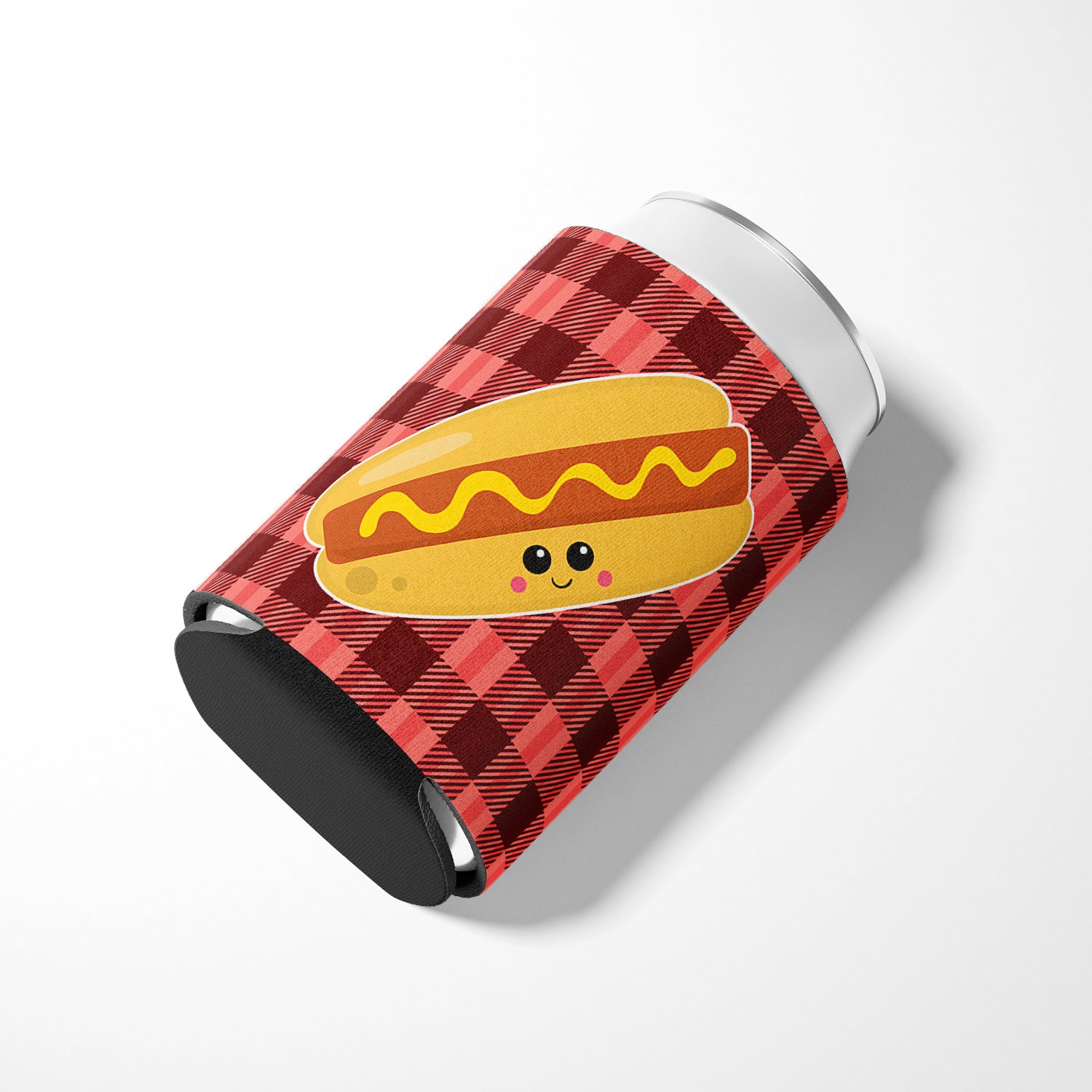 Hot Dog Face Can or Bottle Hugger BB7045CC  the-store.com.