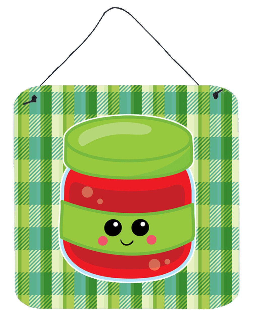 Jelly Jar Face Wall or Door Hanging Prints BB7051DS66 by Caroline's Treasures