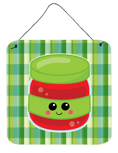 Jelly Jar Face Wall or Door Hanging Prints BB7051DS66 by Caroline's Treasures