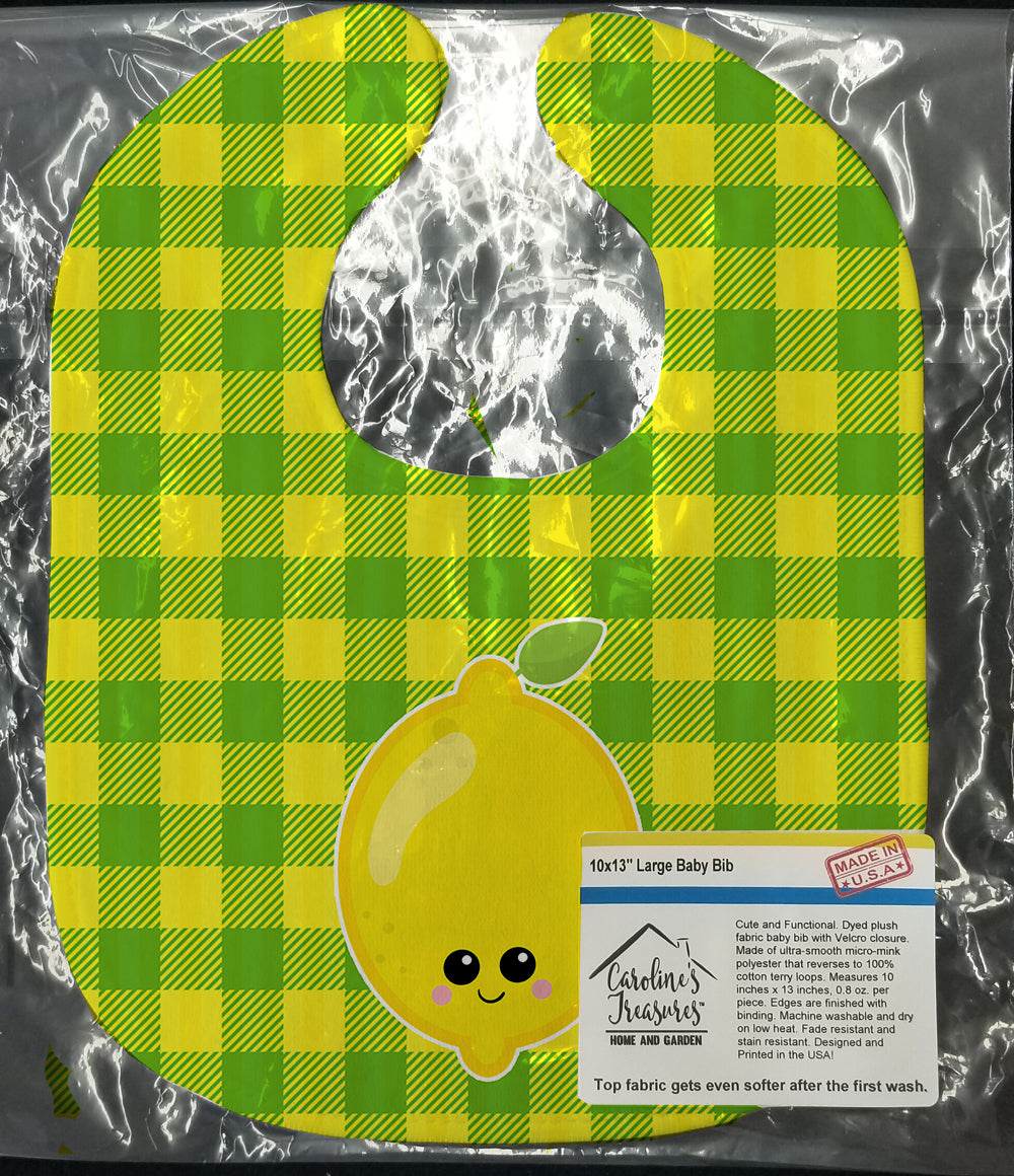 Caroline's Treasures Lemon Face Baby Bib BB7055BIB