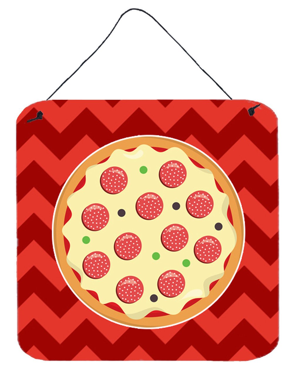 Large Pizza Wall or Door Hanging Prints BB7058DS66 by Caroline&#39;s Treasures