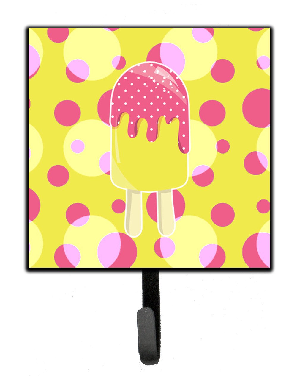 Ice Pop Popsicle Pink Yellow Leash or Key Holder BB7070SH4 by Caroline's Treasures