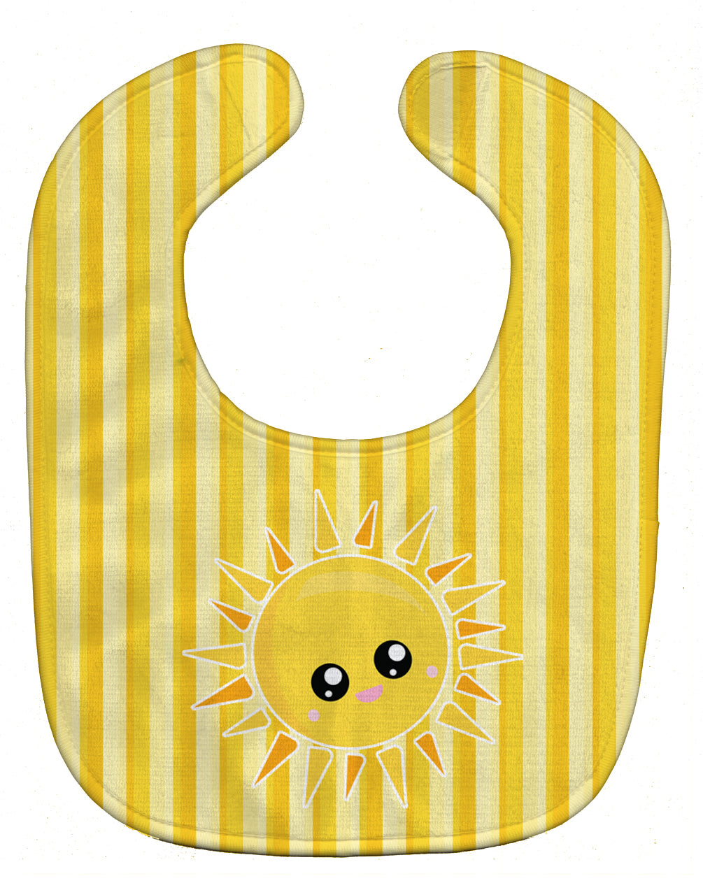 Sunshine Sun Face on Stripes Baby Bib BB7071BIB - the-store.com