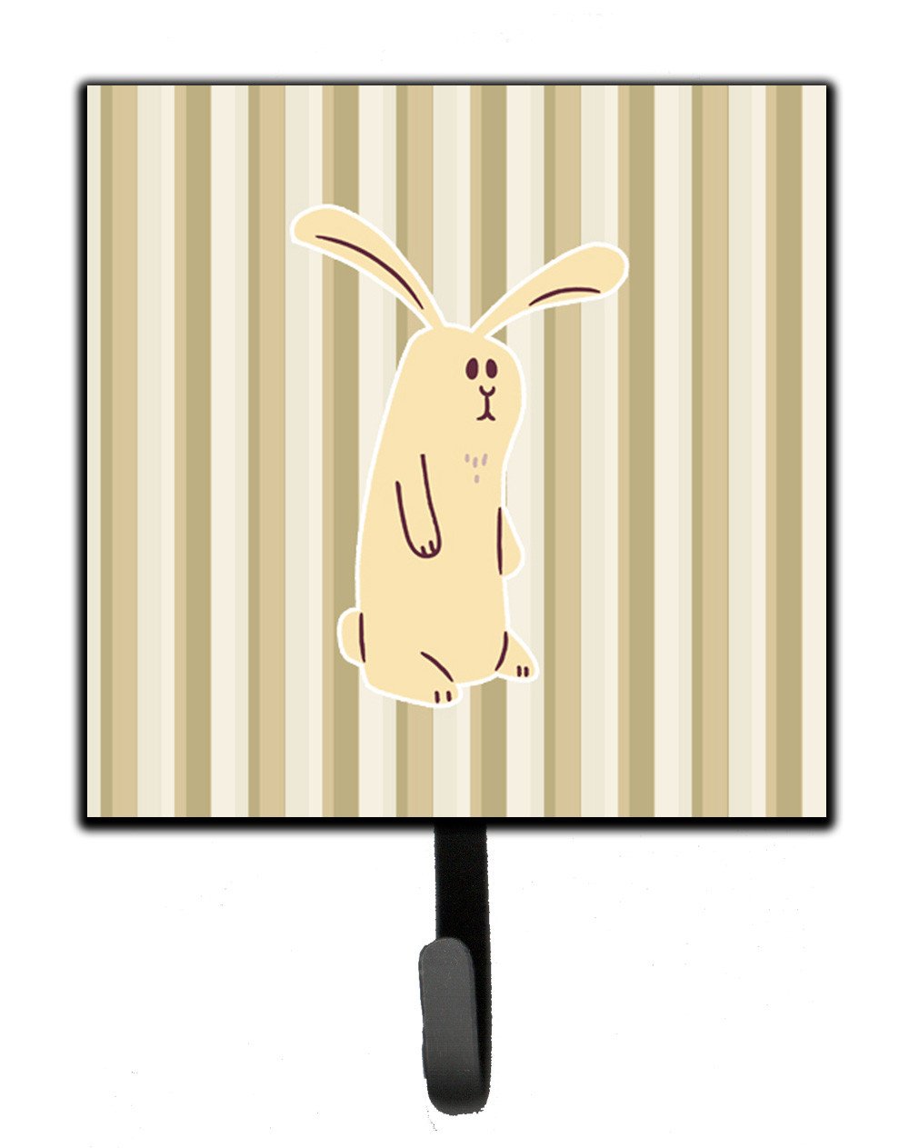 Rabbit on Stripes Leash or Key Holder BB7082SH4 by Caroline&#39;s Treasures