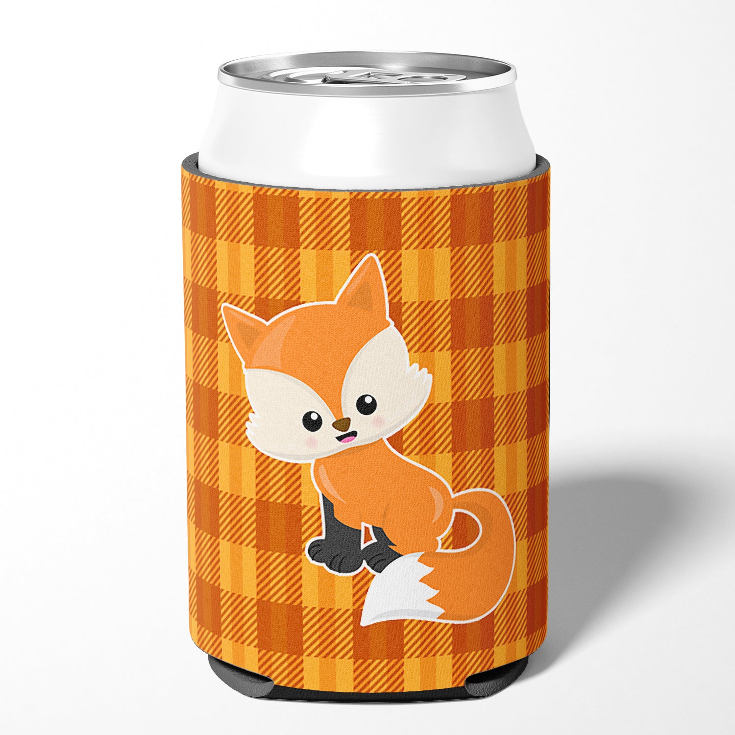Baby Fox Gingham Can or Bottle Hugger BB7087CC  the-store.com.