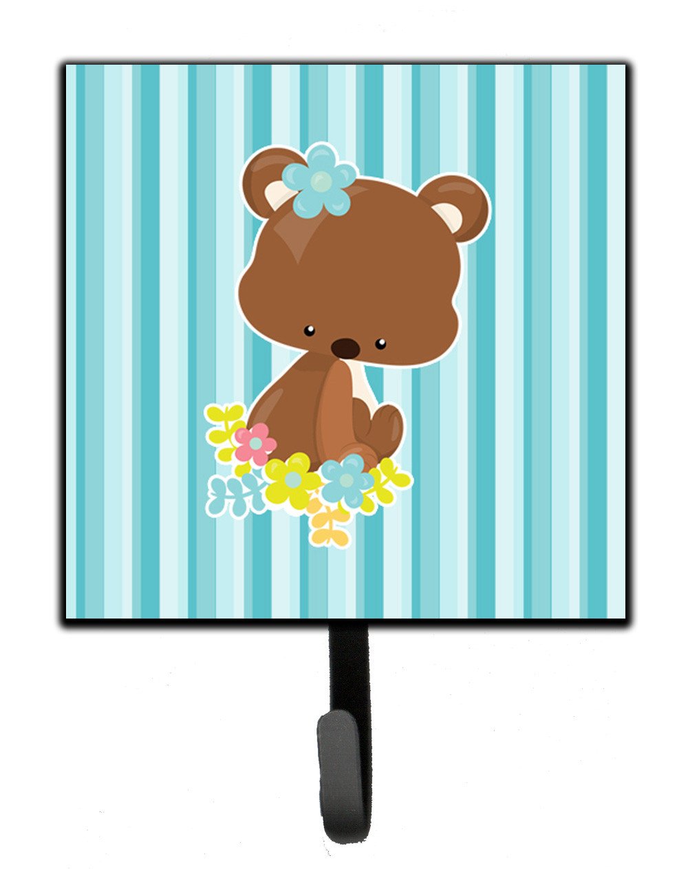 Bear with Flowers Leash or Key Holder BB7096SH4 by Caroline&#39;s Treasures