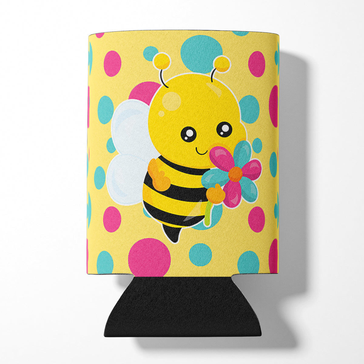 Bee with Flower Can or Bottle Hugger BB7097CC