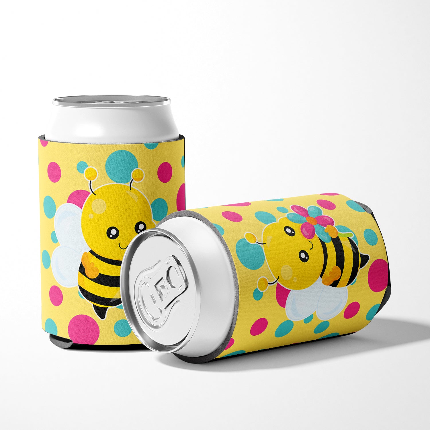Bee with Flower Can or Bottle Hugger BB7097CC  the-store.com.