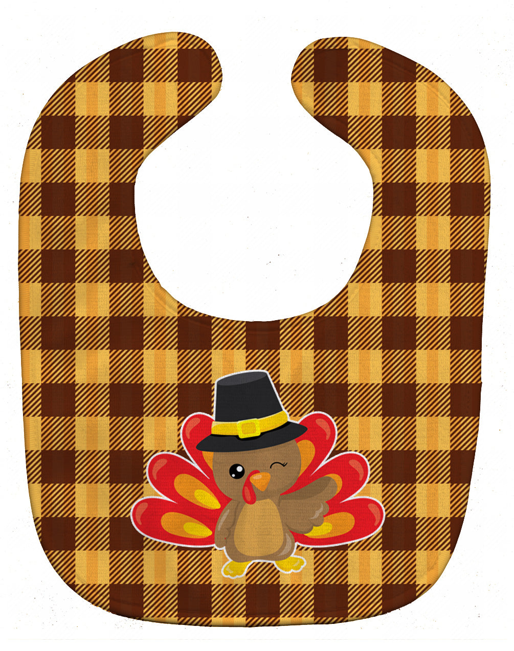 Thanksgiving Turkey Wink Baby Bib BB7114BIB - the-store.com