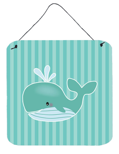 Whale Wall or Door Hanging Prints BB7125DS66 by Caroline's Treasures