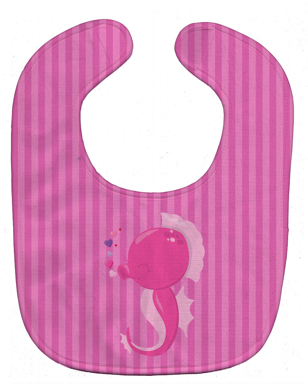 Pink Seahorse Baby Bib BB7130BIB - the-store.com