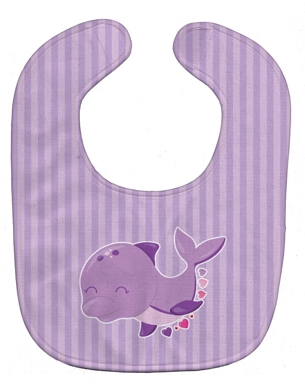 Purple Dolphin Baby Bib BB7132BIB - the-store.com