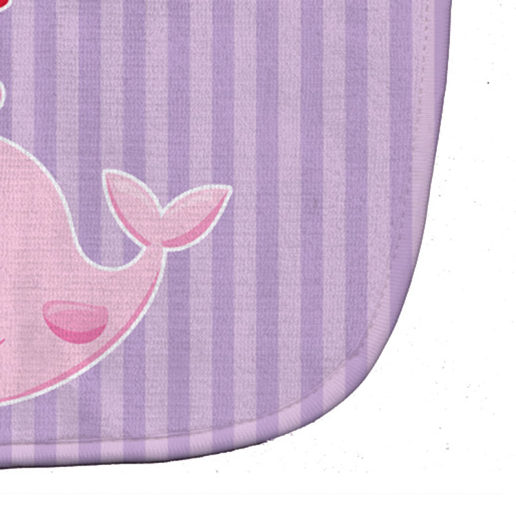 Pink Whale Baby Bib BB7134BIB - the-store.com