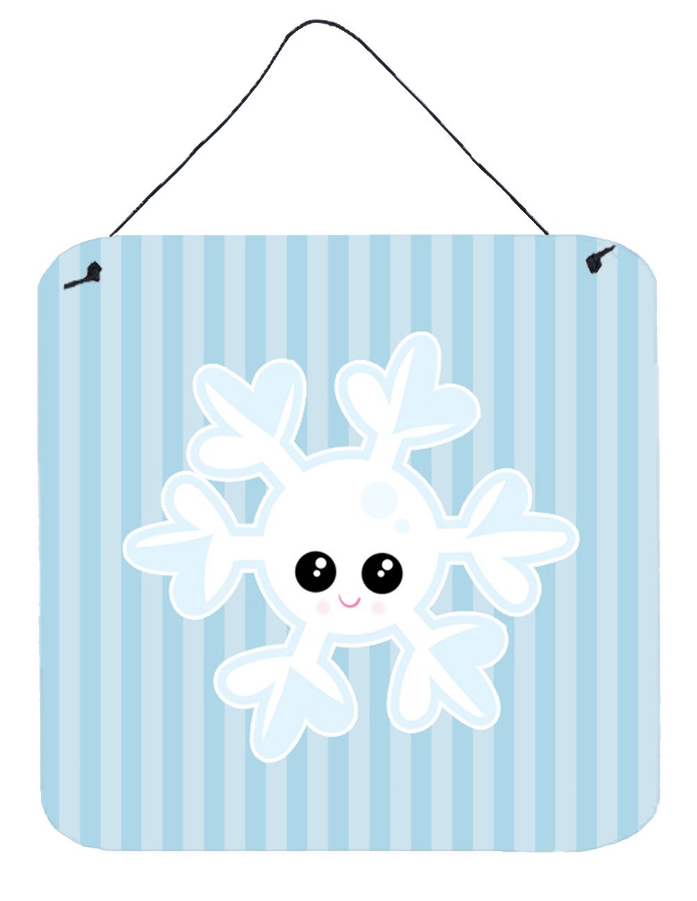 Weather Snowflake Face Wall or Door Hanging Prints BB7149DS66 by Caroline&#39;s Treasures