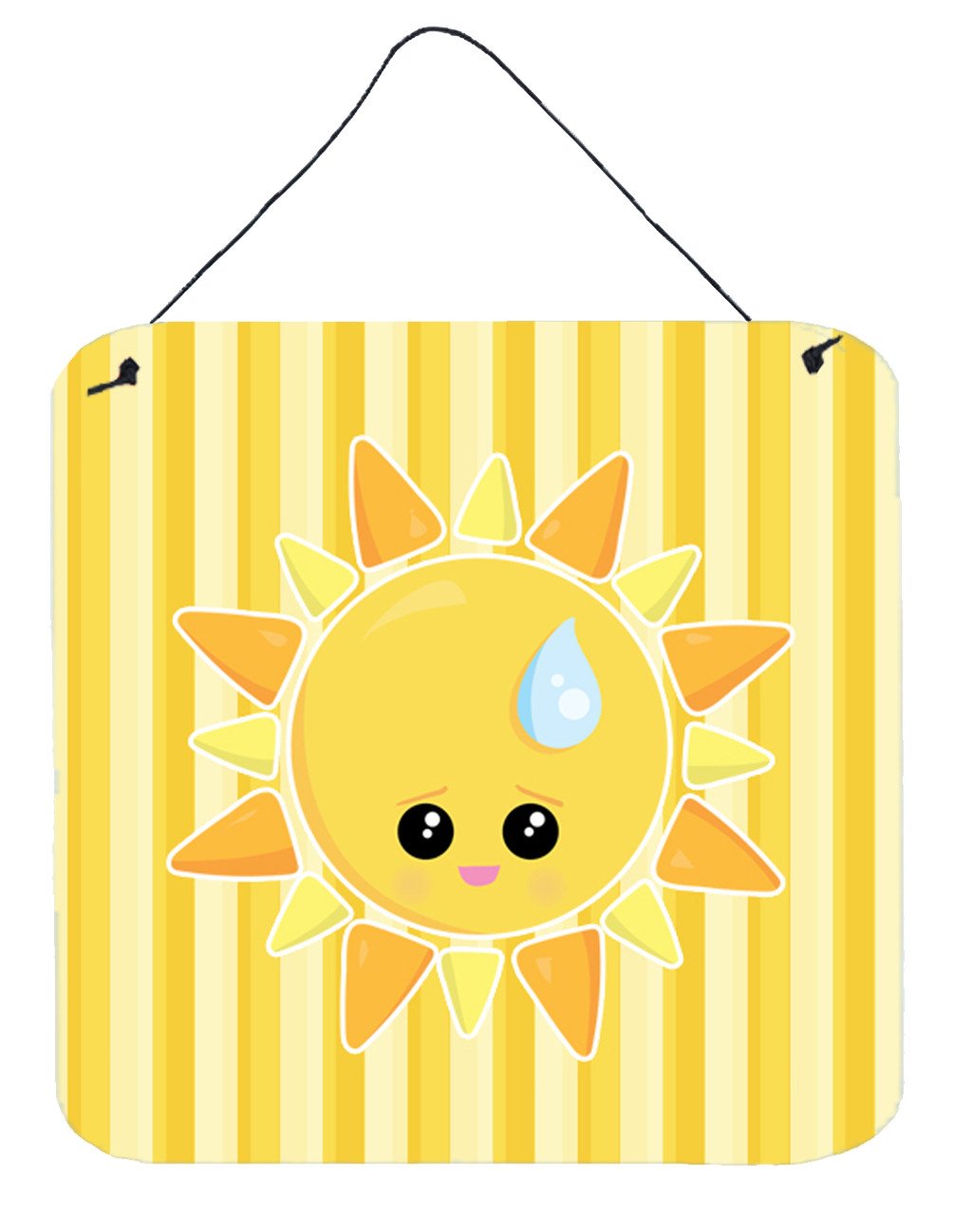 Weather Sun Sprinkle Face Wall or Door Hanging Prints BB7150DS66 by Caroline&#39;s Treasures