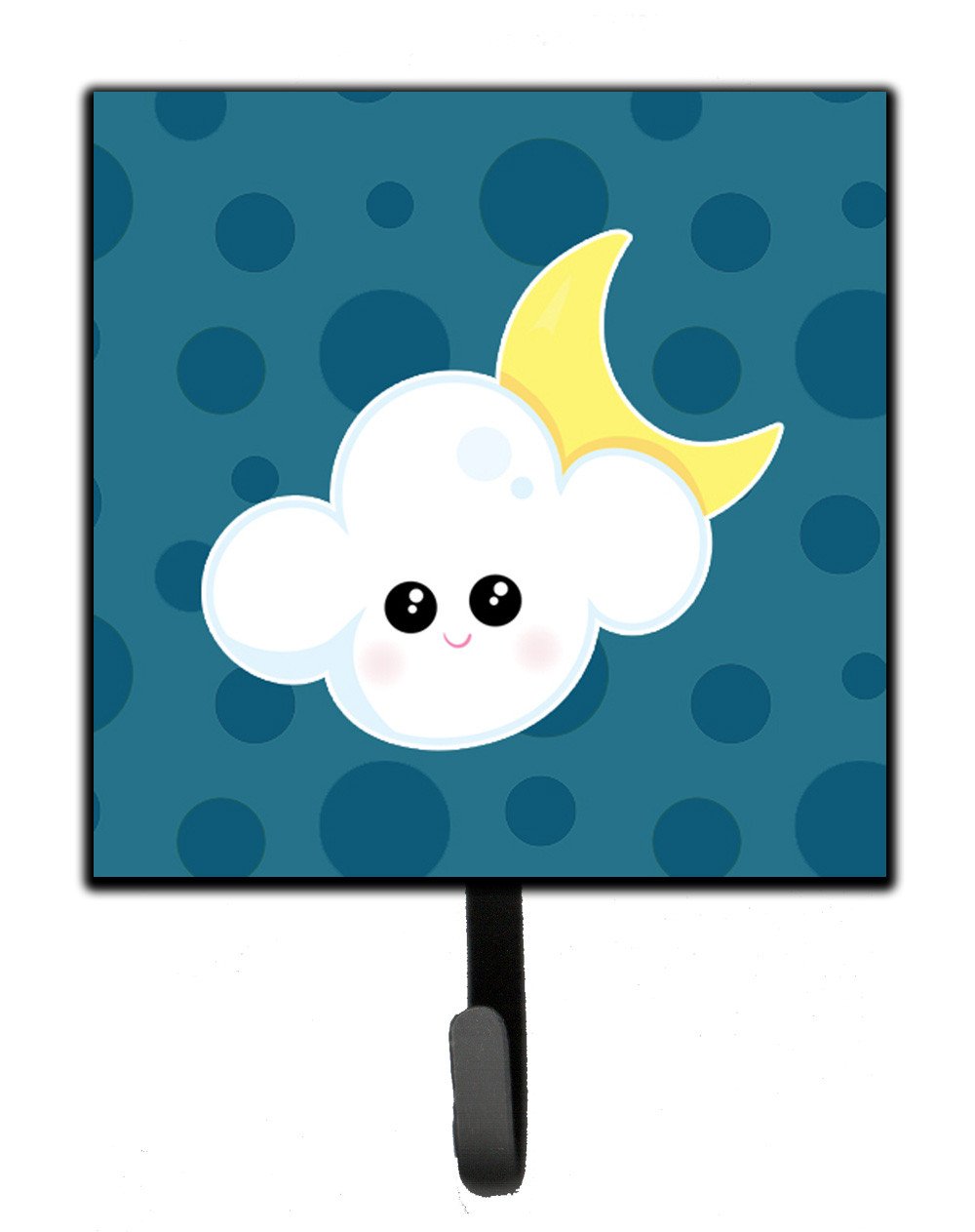 Weather Cloudy Moon Face Leash or Key Holder BB7154SH4 by Caroline's Treasures