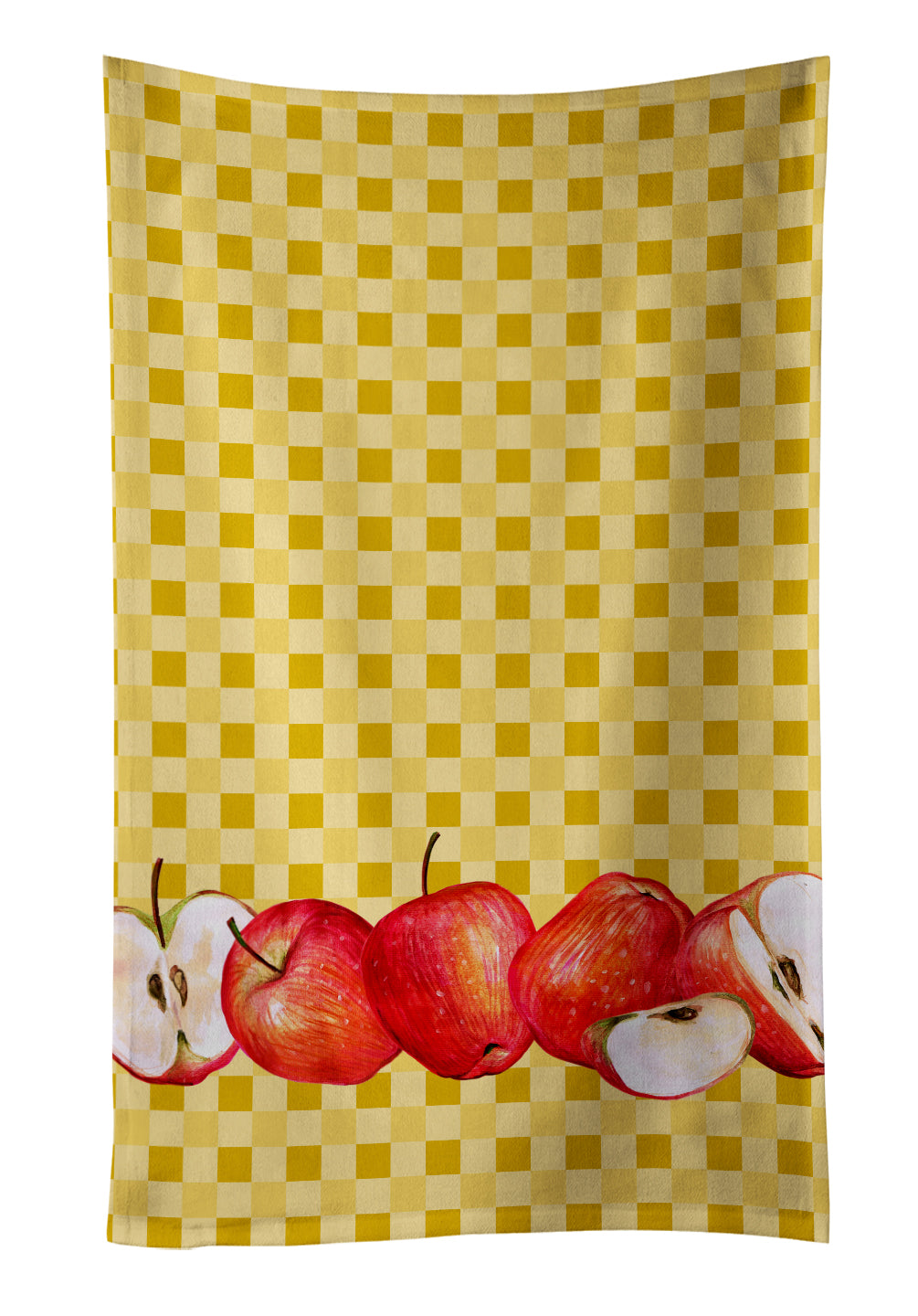 Apple on Basketweave Kitchen Towel BB7164KTWL - the-store.com