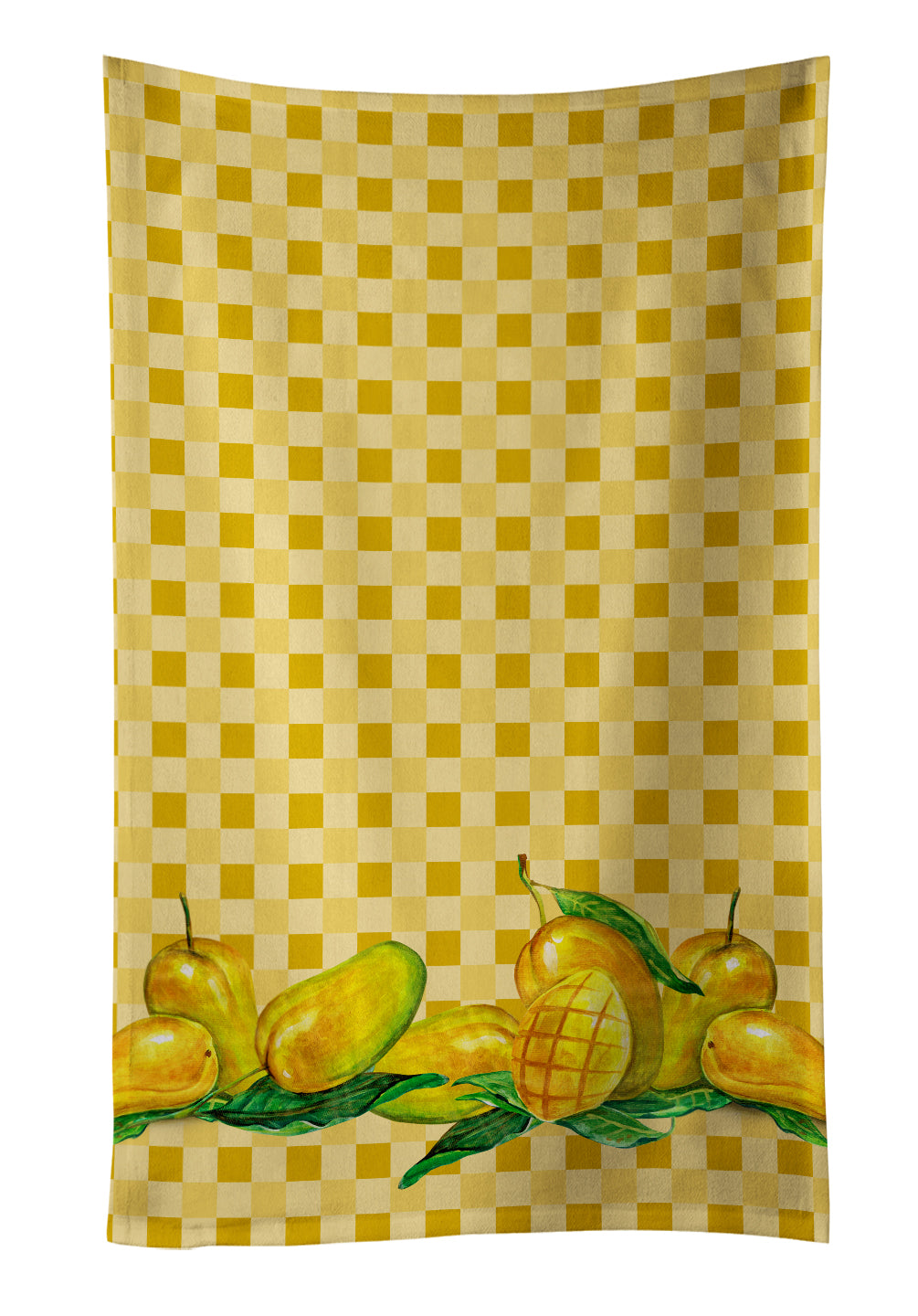 Mangos on Basketweave Kitchen Towel BB7174KTWL - the-store.com