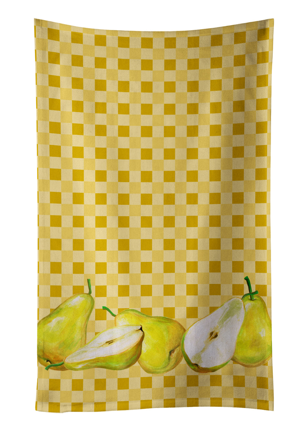 Pears on Basketweave Kitchen Towel BB7179KTWL - the-store.com