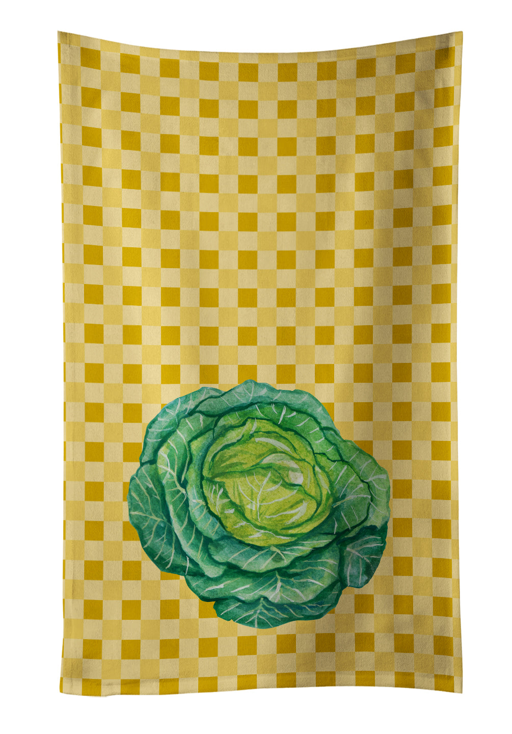 Cabbage on Basketweave Kitchen Towel BB7187KTWL - the-store.com