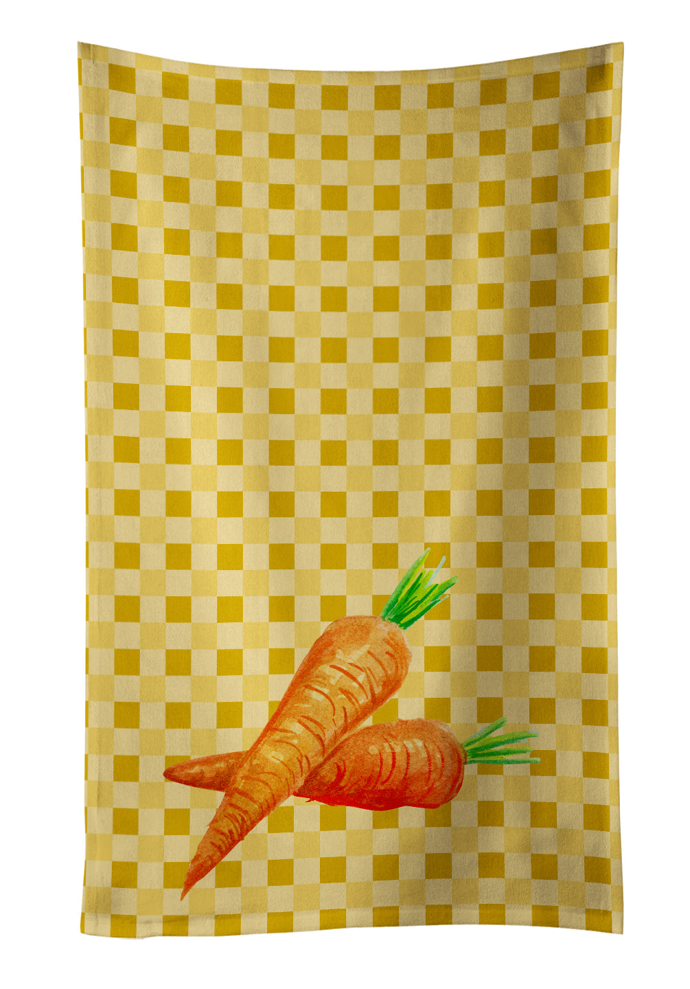 Carrots on Basketweave Kitchen Towel BB7189KTWL - the-store.com