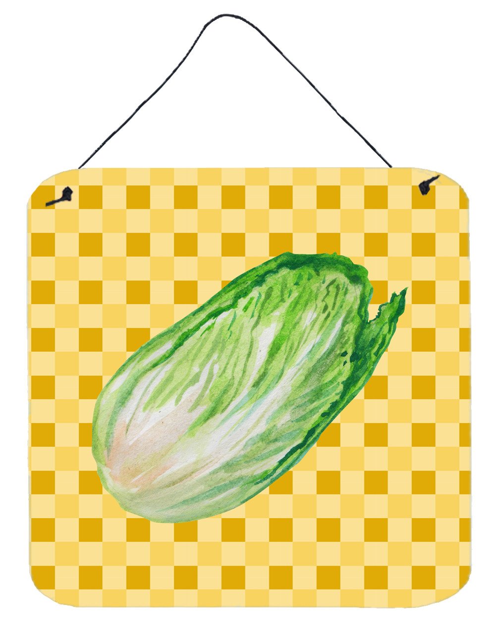 Chinese Cabbage on Basketweave Wall or Door Hanging Prints BB7196DS66 by Caroline&#39;s Treasures