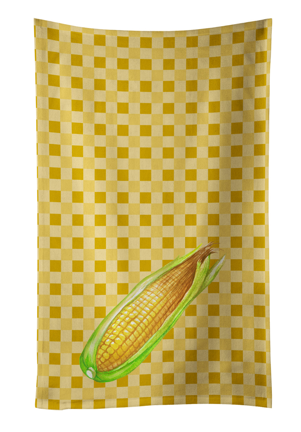 Corn on Basketweave Kitchen Towel BB7198KTWL - the-store.com