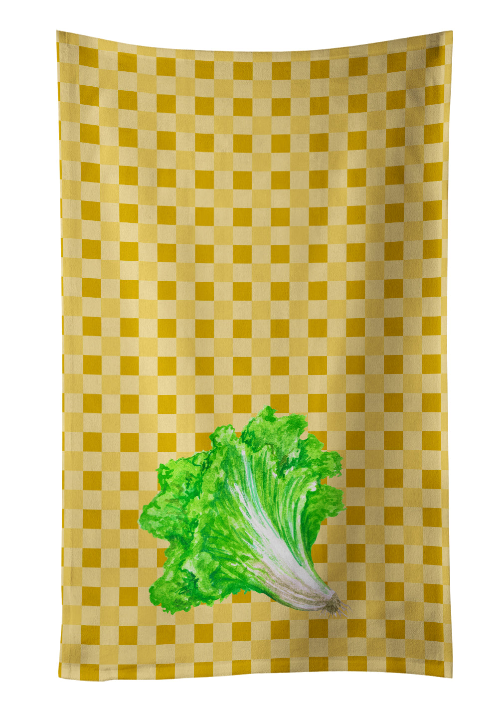 Lettuce on Basketweave Kitchen Towel BB7203KTWL - the-store.com