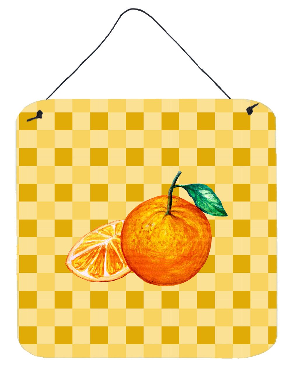 Oranges and Slice on Basketweave Wall or Door Hanging Prints BB7239DS66 by Caroline&#39;s Treasures