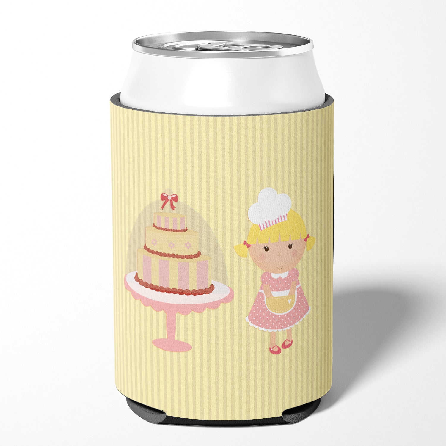 Cake Baker Blonde Yellow Can or Bottle Hugger BB7261CC