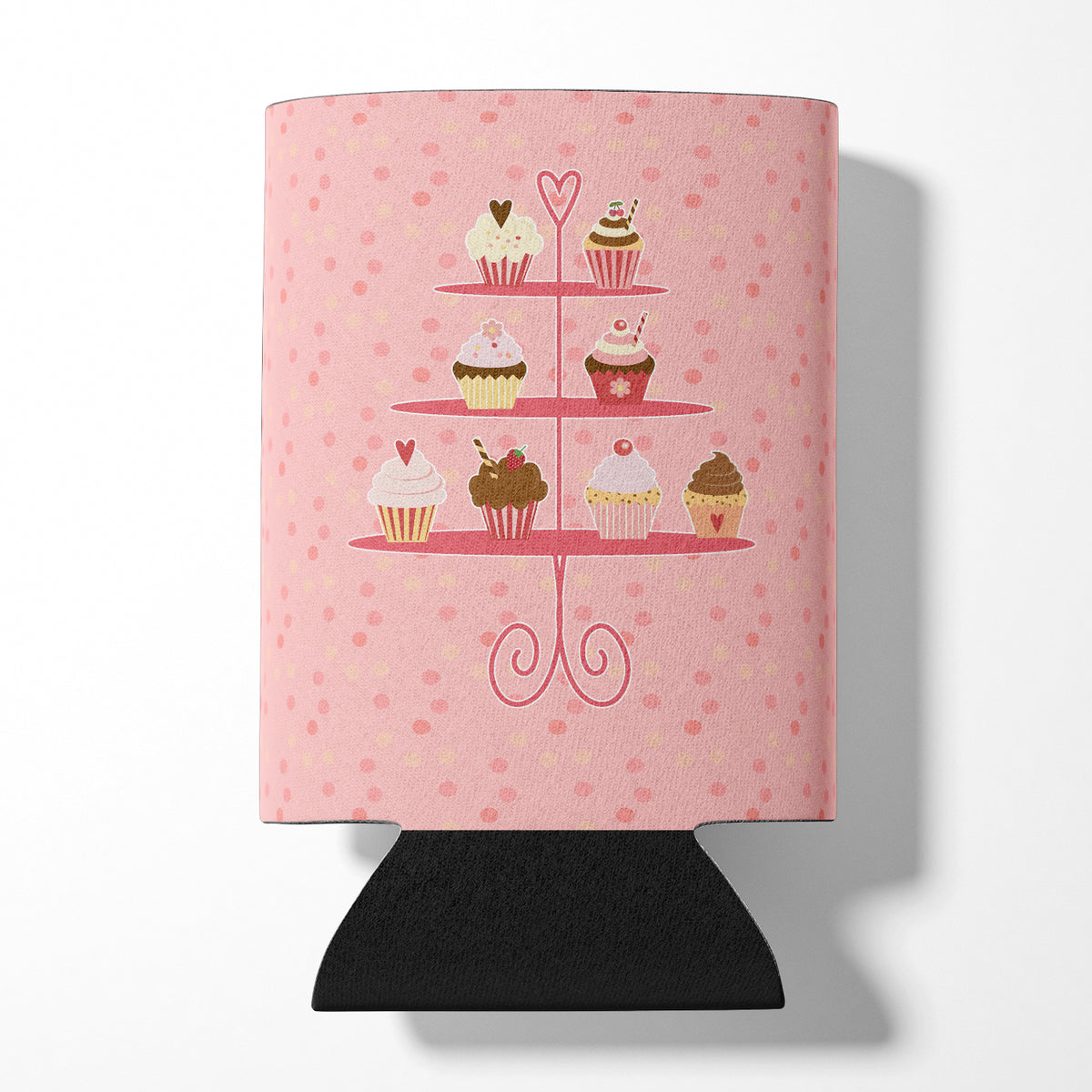 Cupcakes 3 Tier Pink Can or Bottle Hugger BB7274CC  the-store.com.