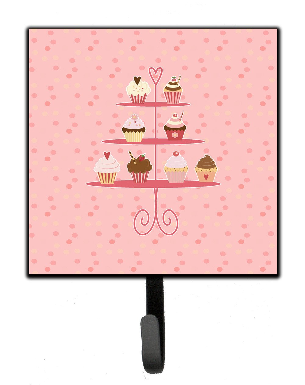 Cupcakes 3 Tier Pink Leash or Key Holder BB7274SH4 by Caroline&#39;s Treasures